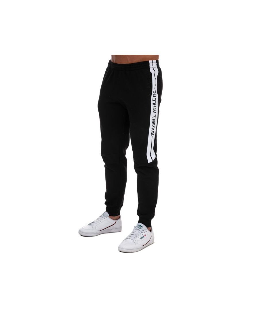 Men's Russell Athletic Cuffed Pants in Black