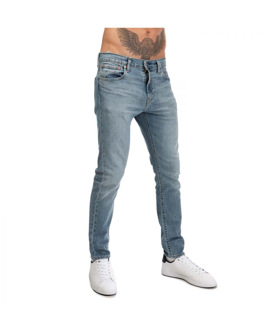 Levi's Mens Levis 512 Slim Taper Aquatint Jeans in Blue Cotton - Size 36 Long