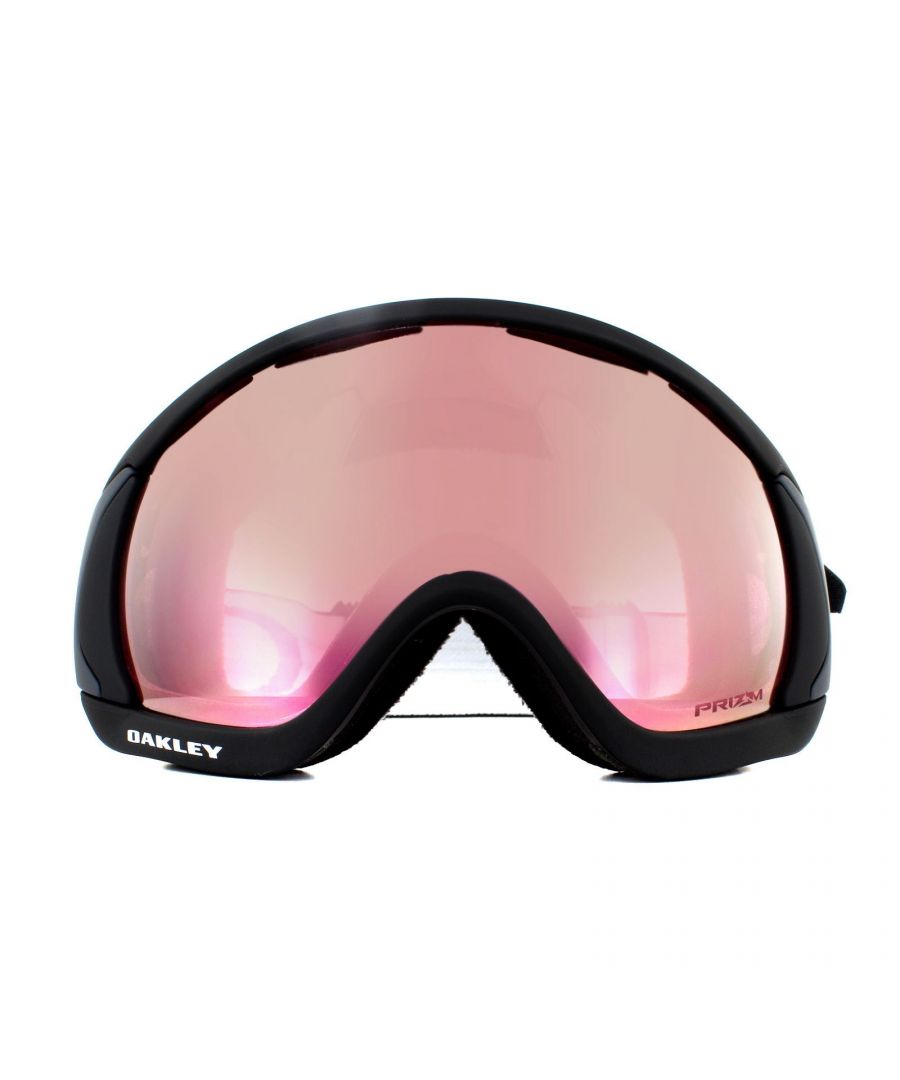 Image for Oakley Ski Goggles Canopy OO7047-47 Matte Black Prizm Hi Pink Iridium