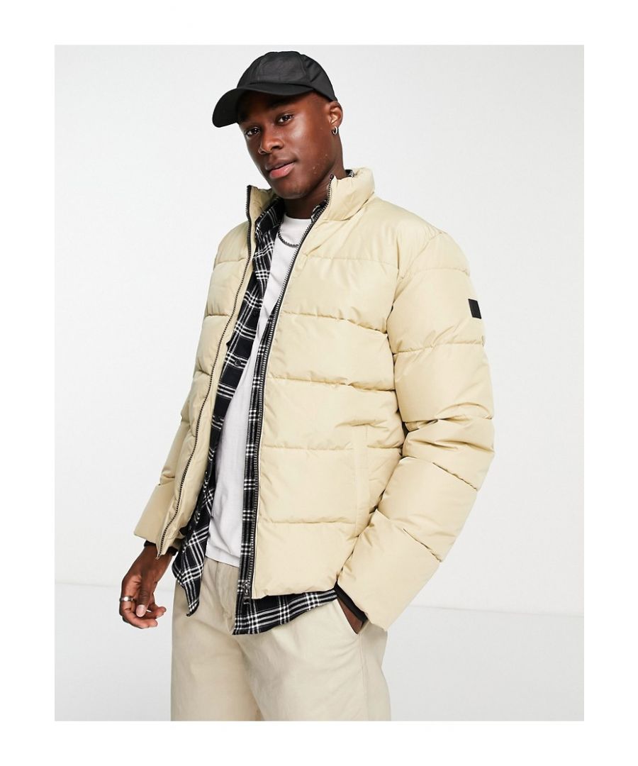 Jackets & Coats by Only & Sons Low-key layering High collar Zip fastening Side pockets Regular fit Sold by Asos
