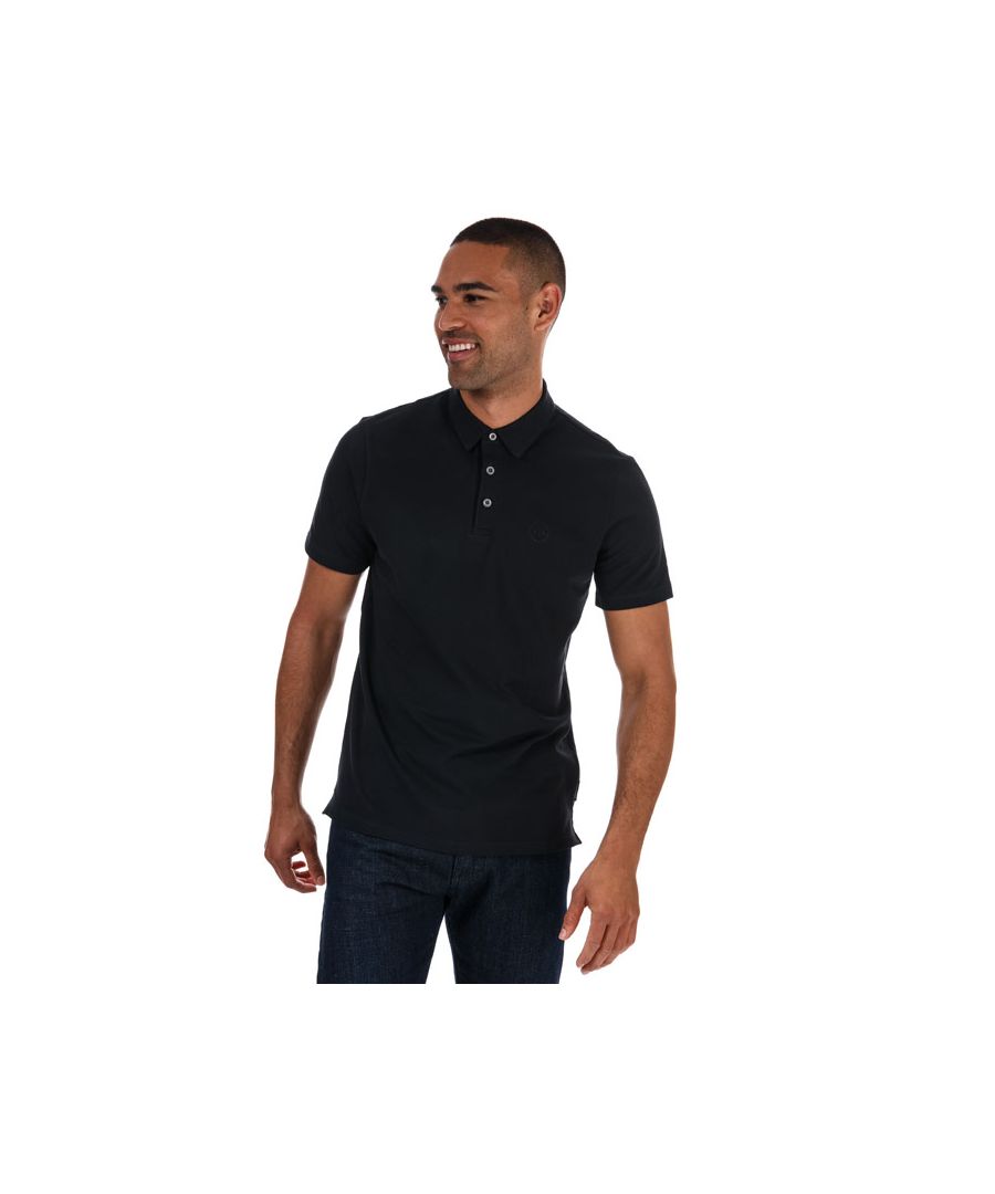 Image for Men's Armani Exchange Slim Fit Polo Shirt in Navy
