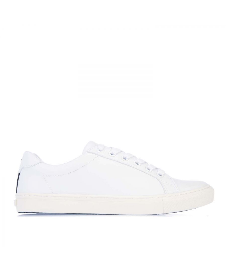 Womens Tommy Hilfiger Vivien Trainers in white.- Synthetic upper.- Lace closure.- Tommy Hilfiger flag on the heel.- Rubber sole.- Synthetic upper  Textile lining  Synthetic sole.- Ref: FW0FW04206122
