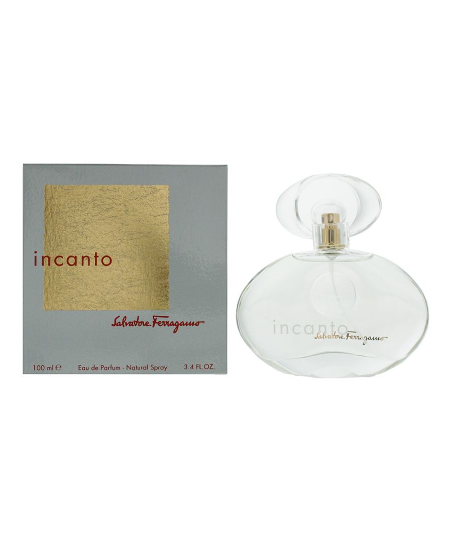 Salvatore Ferragamo Incanto is an amber woody fragrance for women launched in 2003. The top notes a fruity with a blend of plum and peach. The heart is gentle and floral with notes of Peony, Red Lily, and Jasmine. The base notes are White Musk, Sandalwood, and deep amber