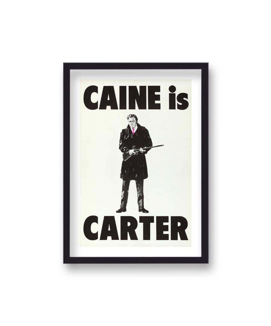 Image for Michael Caine as Jack Carter Vintage Publicity Poster for Get Carter Graphic Design 1 1971