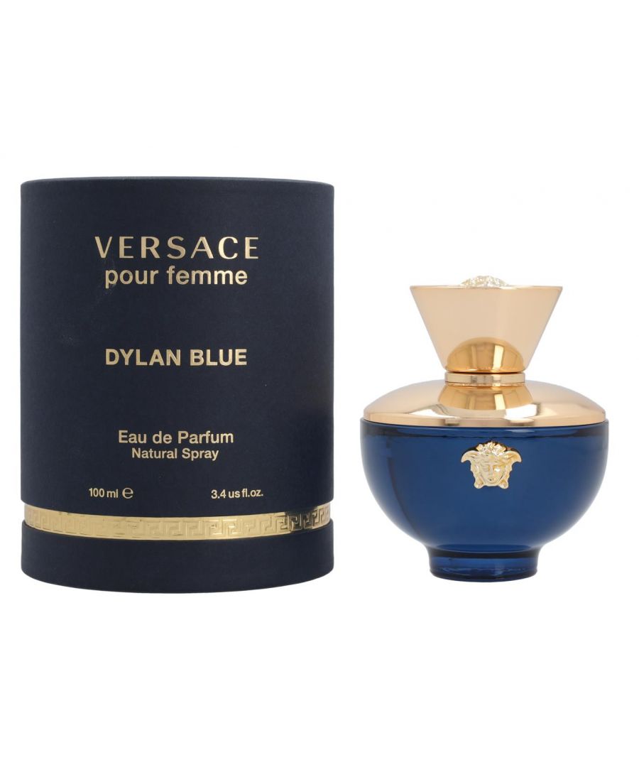Dylan Blue Pour Femme is a floral fruity fragrance for women, which was created by Calice Becker and launched in 2017 by Versace. The top notes contains top notes of Granny Smith Apple, Black Currant, Clover, Forget me not and Shiso; in the middle of the fragrance are notes of Peach, Petalia, Rose Hip, Rose and Jasmine; in the base of the fragrance are nots of Musk, White Woods, Styrax and Patchouli. The fragrance is fresh, fruity and sweet, with the Apple being particularly notable. The fragrance is long lasting and ideal for summer.