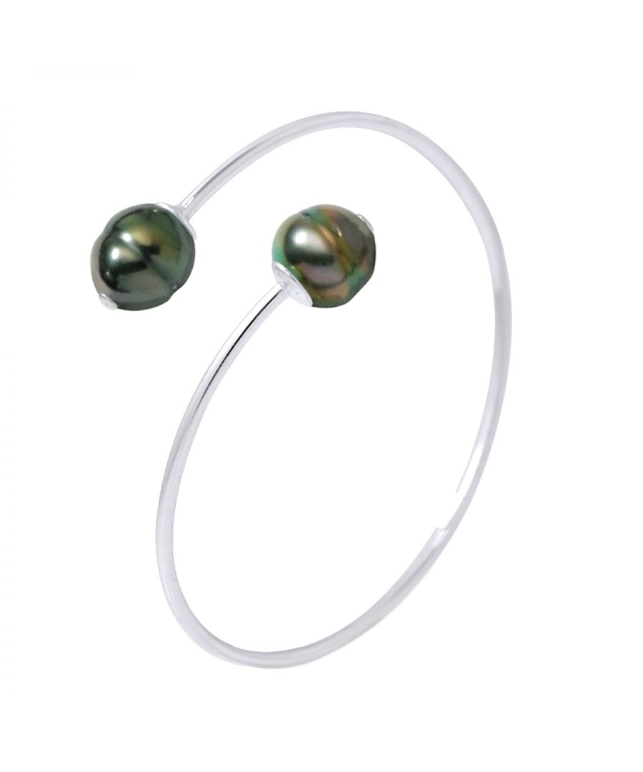 Image for DIADEMA - Bracelet - You & Me - Silver - 2 Real Tahitian Pearls