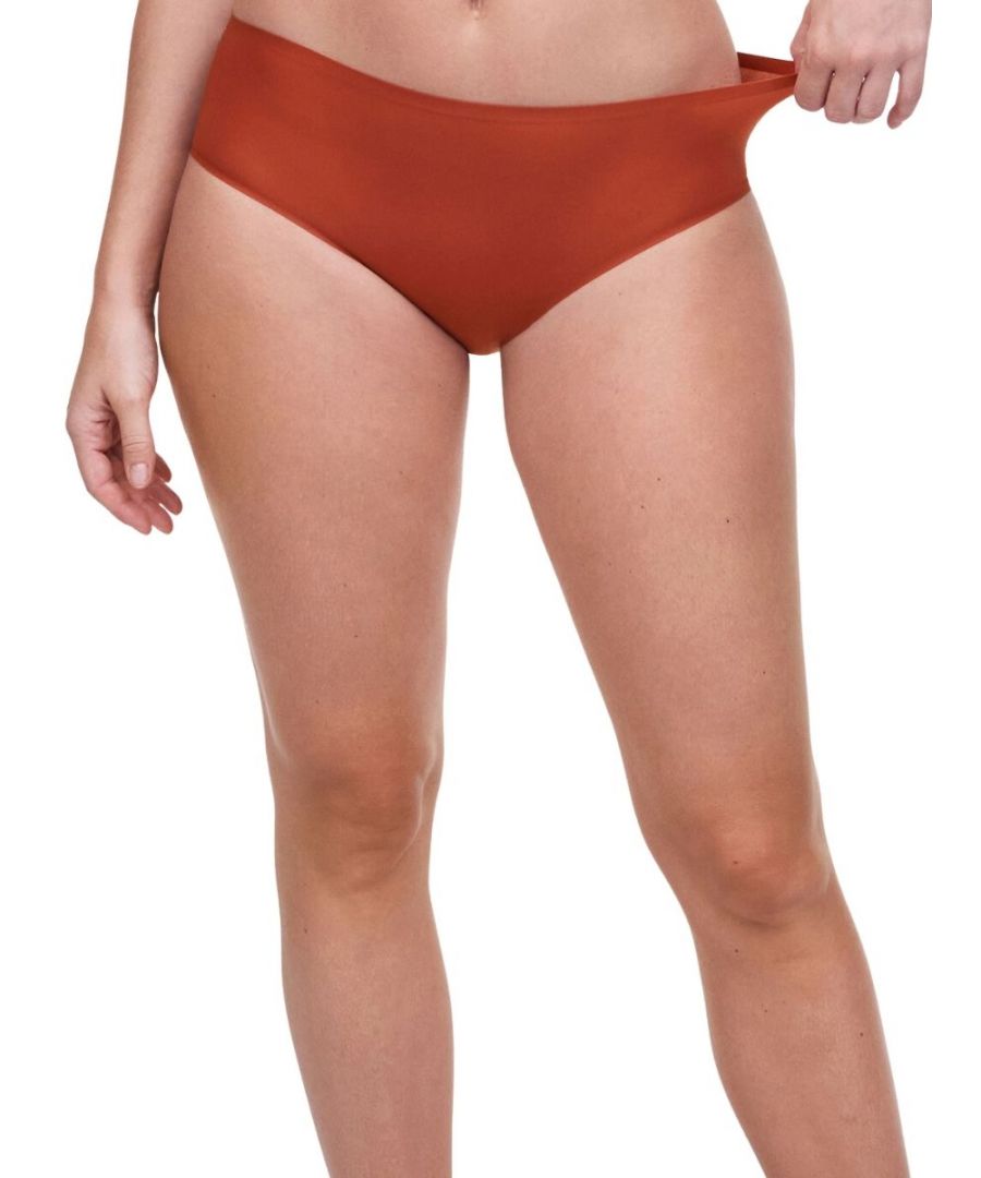 Chantelle Womens SoftStretch Hipster Brief - Orange Polyamide - One Size