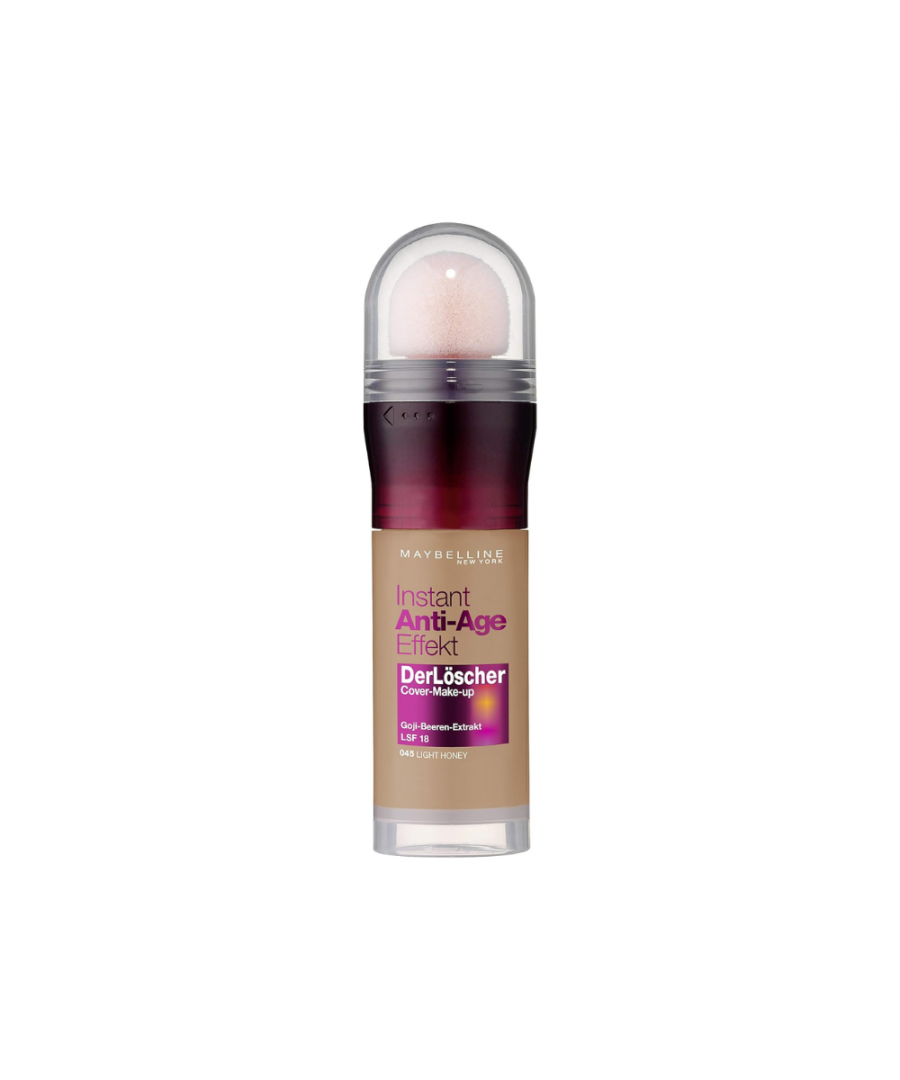 Maybelline New York The Eraser Instant Anti-Age Foundation - 45 Light Honey - One Size