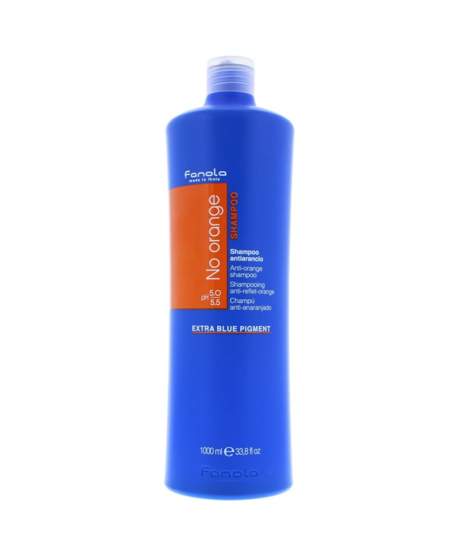 Fanolas No Orange range is formulated with a special highly concentrated blue pigment that neutralizes copperredorange reflections giving the hair a cool and bright reflection.