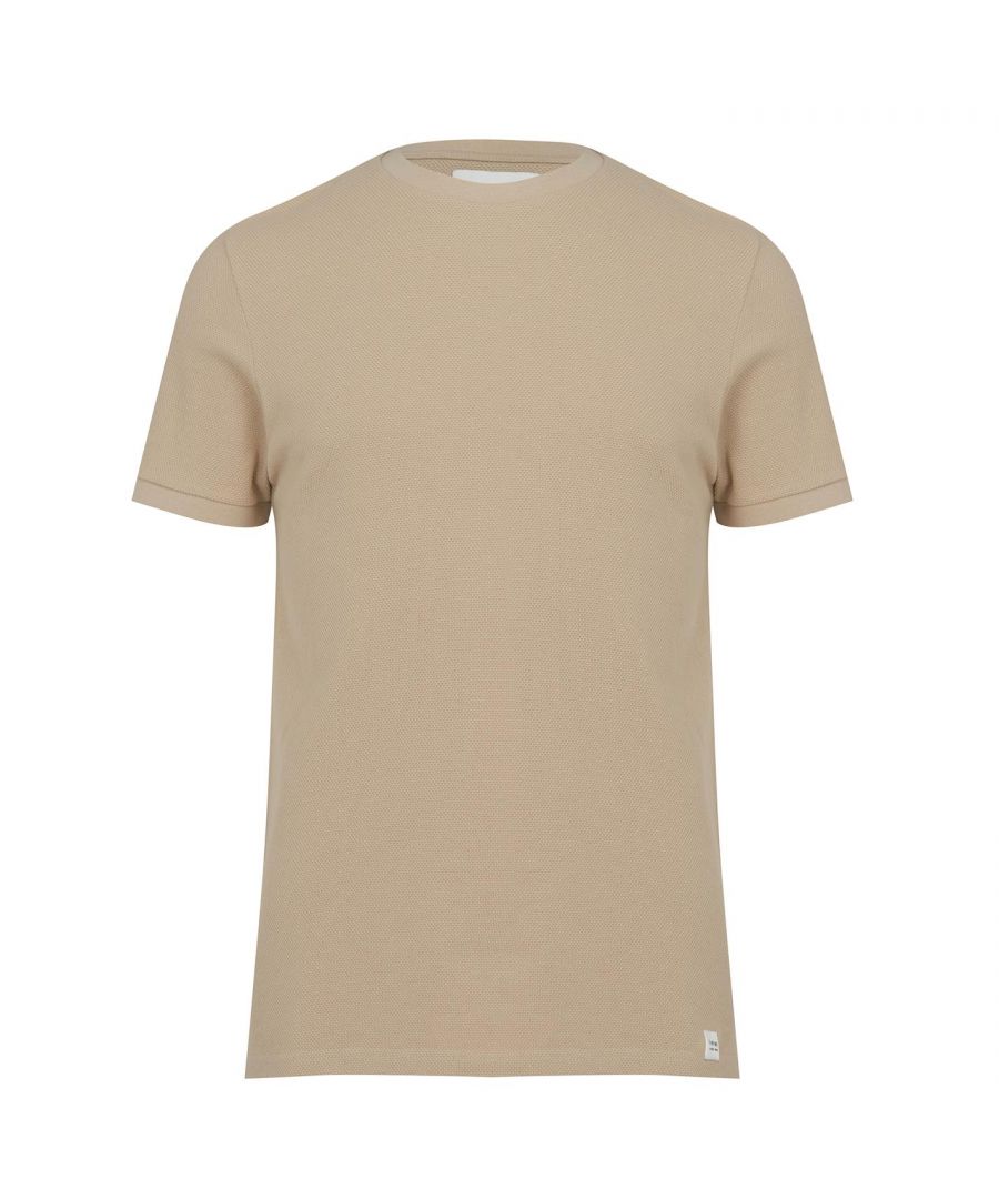 Firetrap Waffle T Shirt Mens - This Firetrap Waffle T Shirt is crafted with short sleeves and a ribbed crew neckline for a classic look. It features elasticated hems for a comfortable fit and is a lightweight construction. This t shirt is a solid colouring throughout designed with a signature logo tab and is complete with Firetrap branding. > Associated Activity: Lifestyle > Length: Regular > Fit Type: Regular Fit > Pattern: Plain > Sleeve Length: Short Sleeve > Collar Style: Crew Neck > Fastenings: Pull Over > Care Instructions: Follow Care Instructions > Style: T-Shirts
