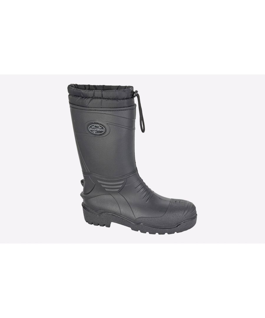 Stormwells Stomwells Polar Wellington Mens - Black - Size UK 10