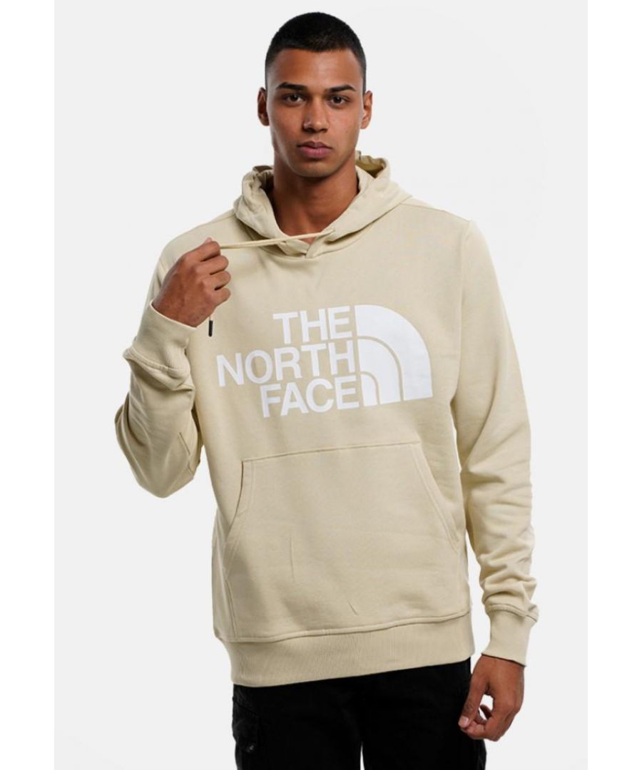 The North Face Standard Mens Hoodie in Bleached Sand Fleece - Size X-Large