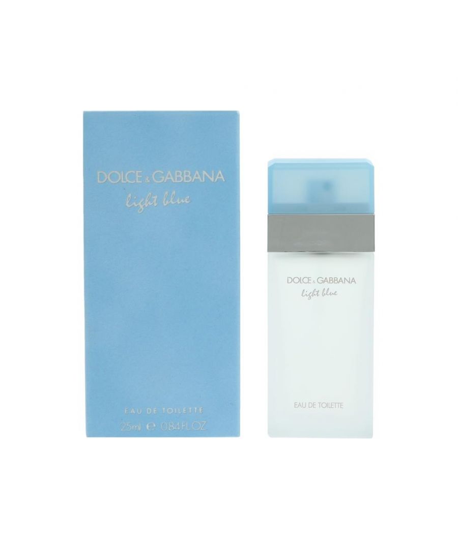 Light Blue by Dolce  Gabbana is a floral fruity fragrance for women. Top notes apple cedar bellflower Sicilian lemon. Middle notes white rose bamboo jasmine. Base notes amber musk cedar. Light Blue was launched in 2001.