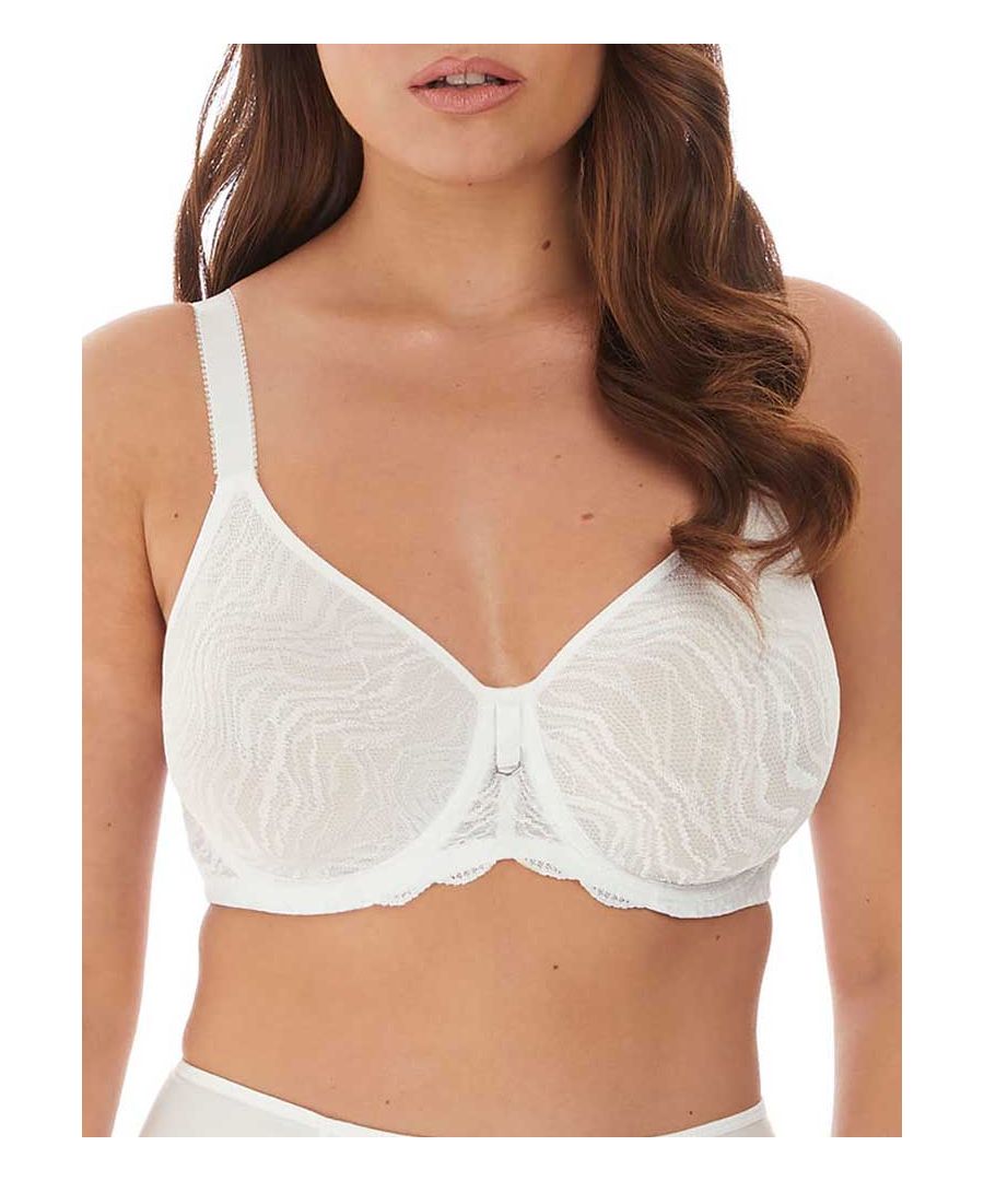 Fantasie Impression T-Shirt Bra, underwired to provide support alongside its moulded padded cups for a gorgeous rounded shape. Complete with adjustable straps and hook and eye fastening.