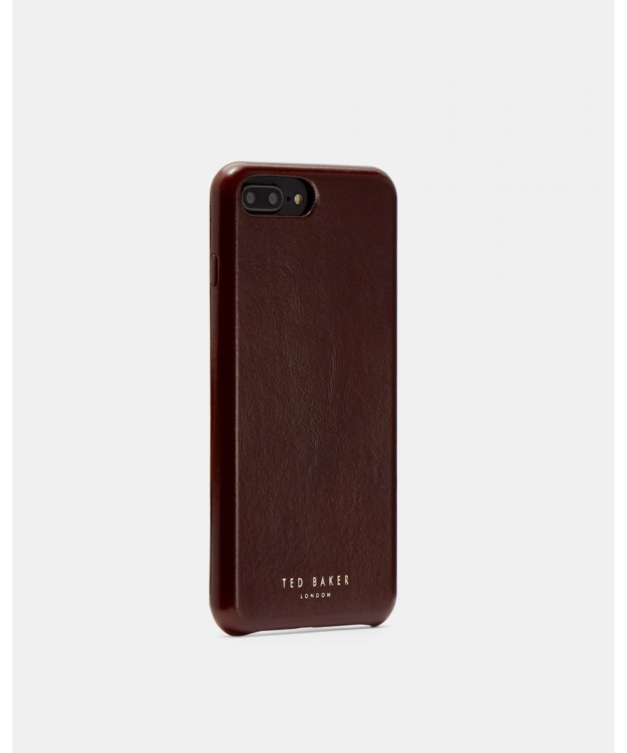Image for Ted Baker Midico Leather Clip Case Iphone Plus, Tan