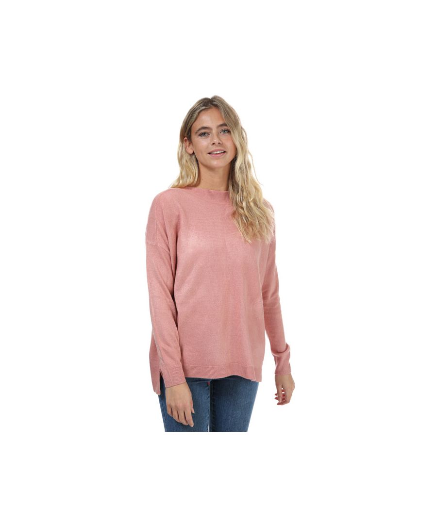only womenss amalia boat neck jumper in rose - size 8 uk