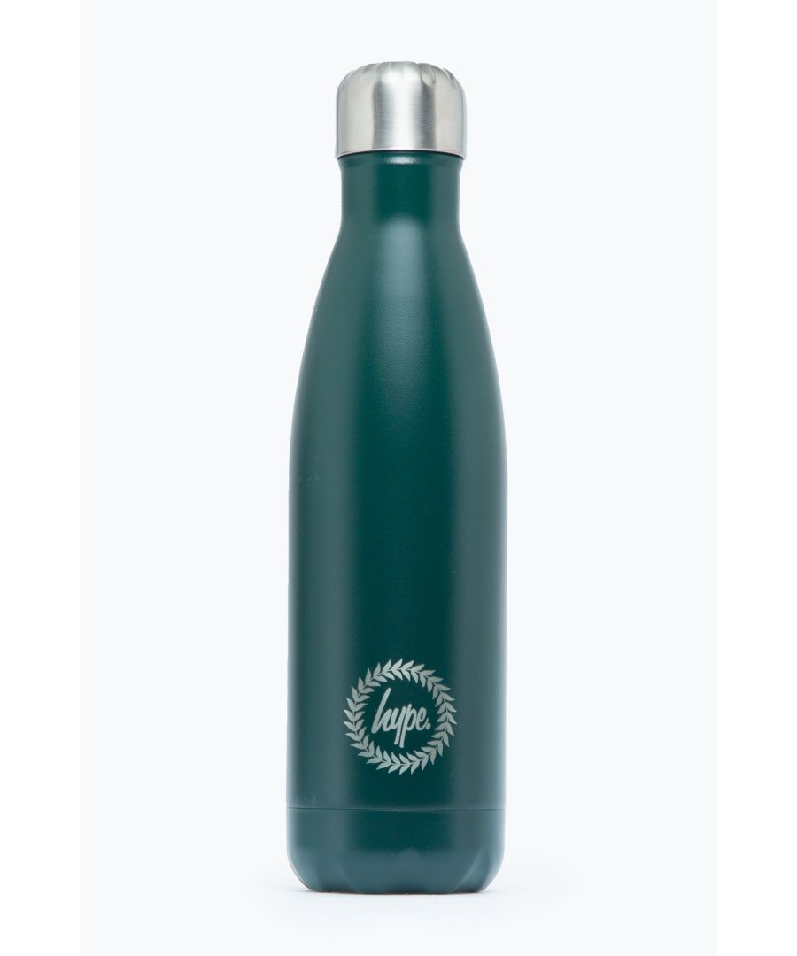 Image for Hype Green Steel Reusable Water Bottle