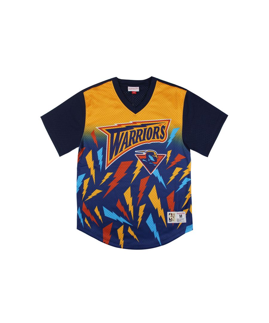 Mitchell & Ness Winning Team Mesh V-Neck Golden State Warriors