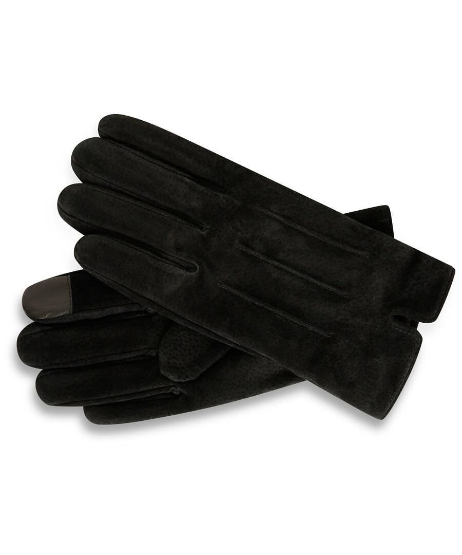 Comfy, cosy and durable, these gloves feature a 100% pig suede outer. Perfect for the colder months, these versatile gloves are easy to style and made to last.