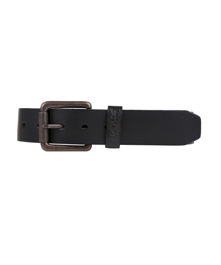 Image for Regatta Mens Pro Leather Waist Belt (Black)