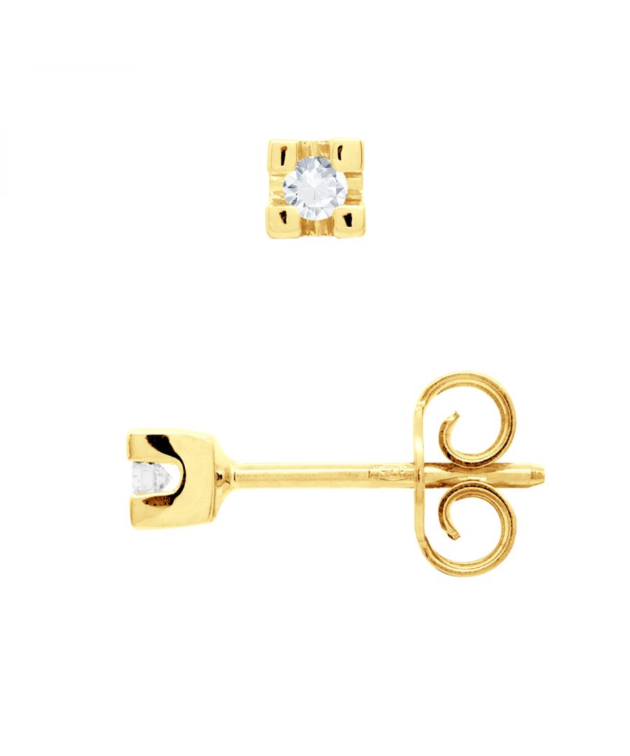 Image for DIADEMA - Earrings - Diamonds- Yellow Gold