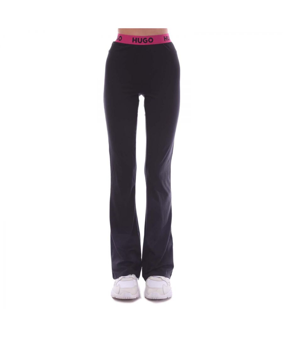 Dames Hugo Kat Loungewear Broek in Zwart