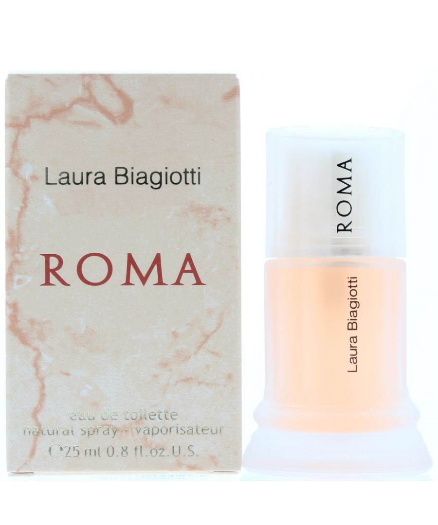 laura biagiotti womens roma eau de toilette 25ml spray for her - black - one size