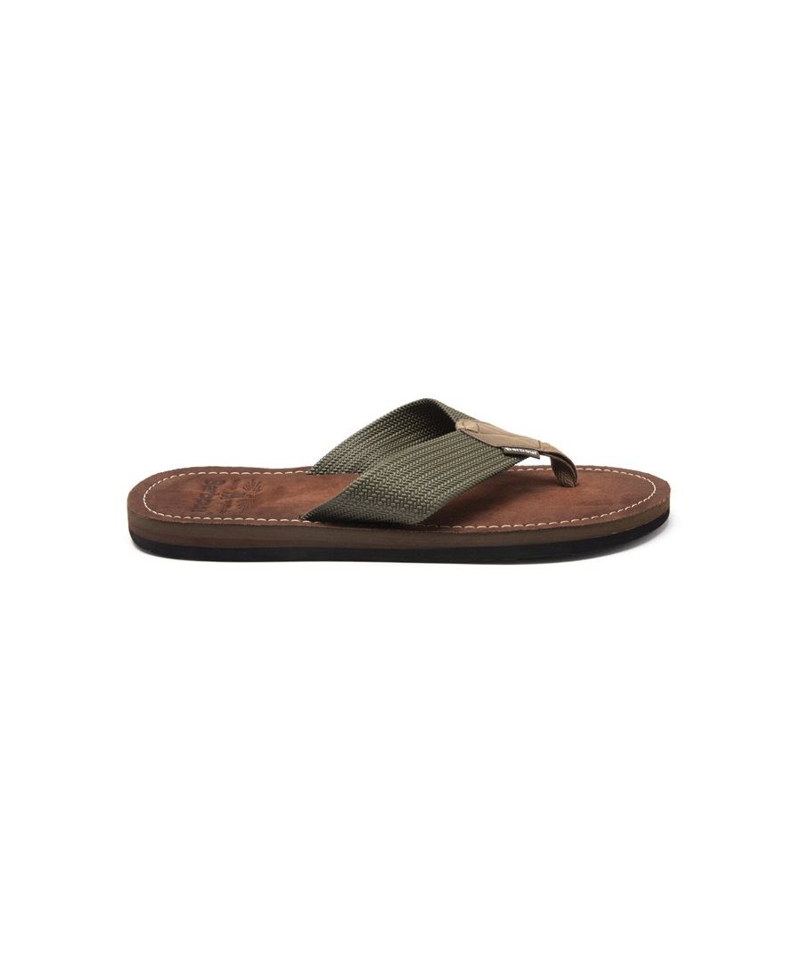 This Masculine Sandal By Barbour Is Designed With Crossover Straps In A Combination Of Leather And Elastic For A Secure, Comfortable Fit. A Cushioned Footbed Makes This Pair Truly Effortless To Wear.
