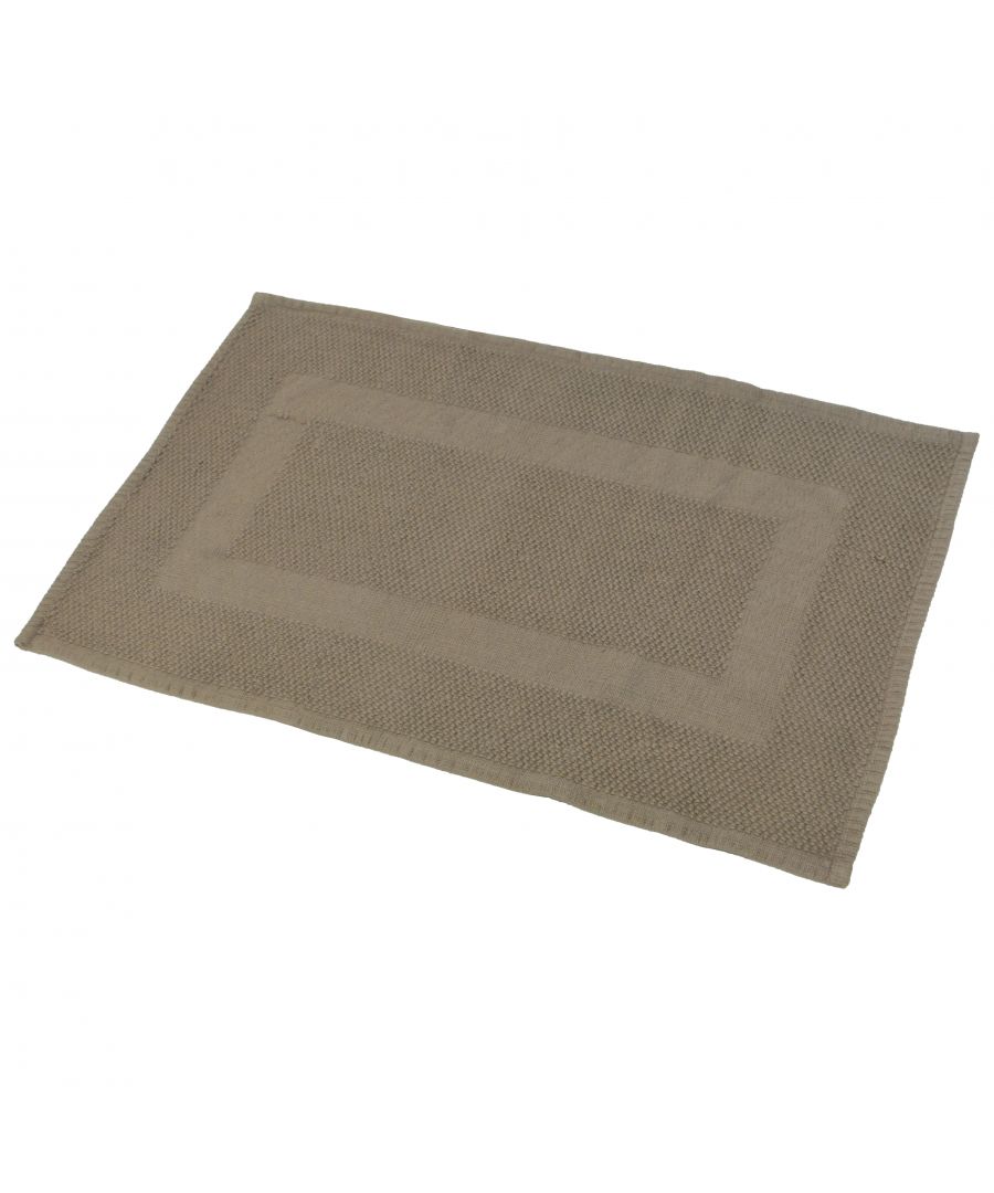 Featuring a hotel inspired luxurious cotton Bath Mat. This design will sit perfctly in any bathroom.