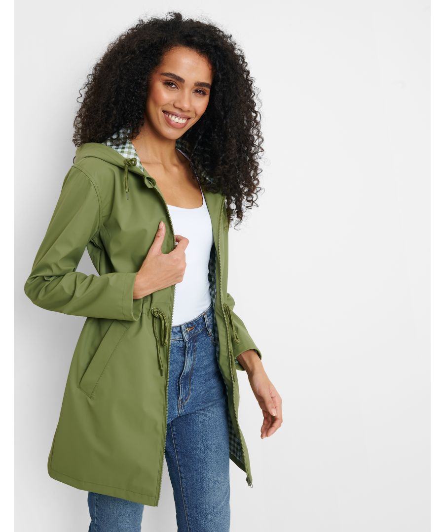 Suzanna' Rubberised Jacket
