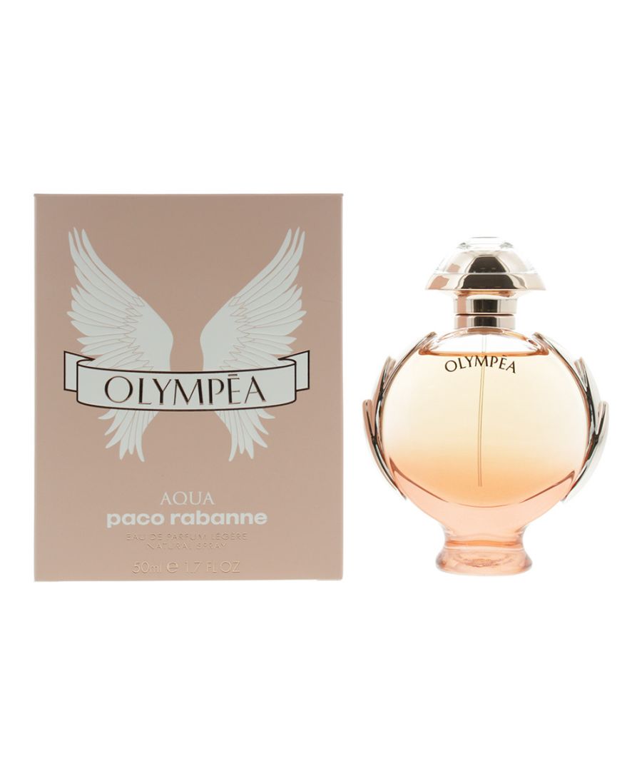 Olympéa Aqua is a Floral Aquatic fragrance for women created by Fanny Bal, Anne Flipo, Dominique Ropion and Loc Dong. The fragrance was launched in 2016 by Paco Rabanne and contains top notes of Water Notes, Calabrian Bergamot, Orange, Petitgrain and Grapefruit. In the heart of the fragrance are notes of Ginger flower, Jasmine, Orange Blossom, Peach and Rose; whilst the base of the fragrance consists of Salt, Vanilla, Ambergris, Cashmere Wood, Sandalwood and Benzoin. This is ideal to be worn in the Spring and Summer, where it's refreshing notes get to shine, and is a long lasting fragrance which should survive a full day, even in the hottest of weather.