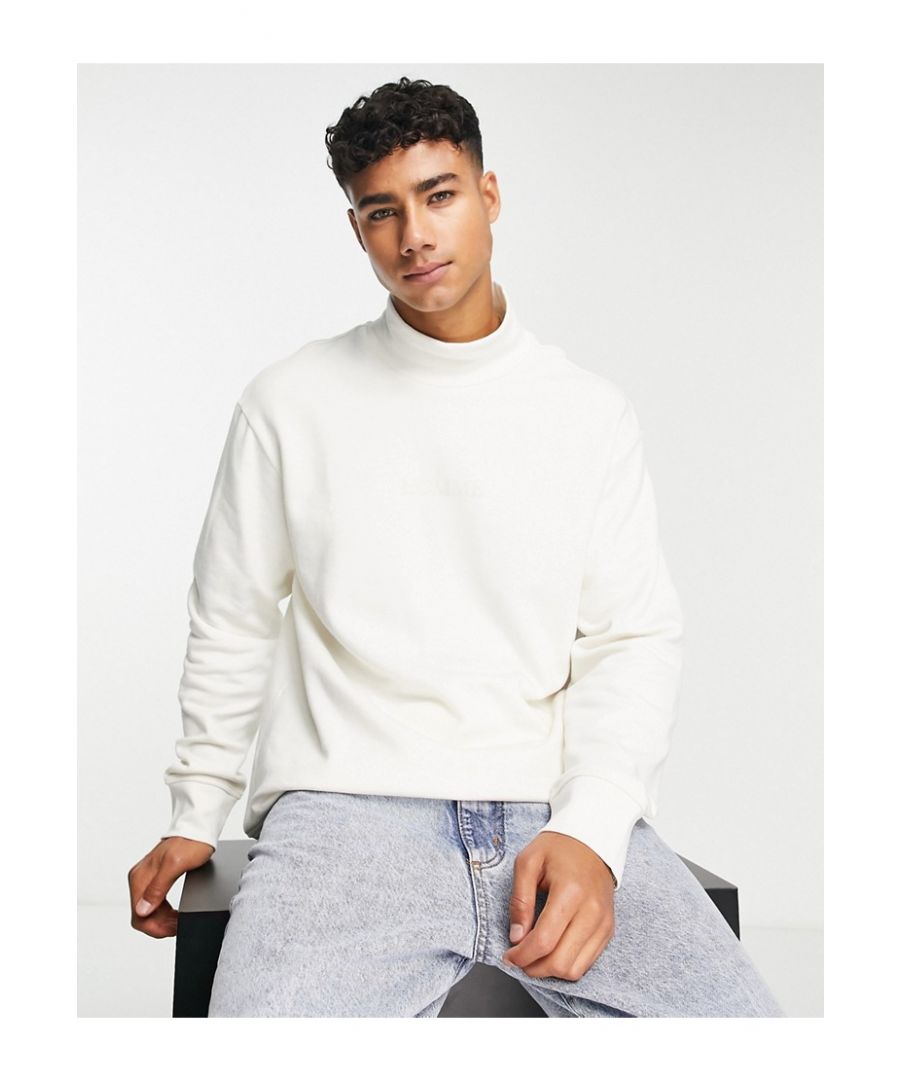 Hoodies & Sweatshirts by Selected Homme Laid-back looks High neck Drop shoulders Logo print to chest Oversized fit Sold by Asos