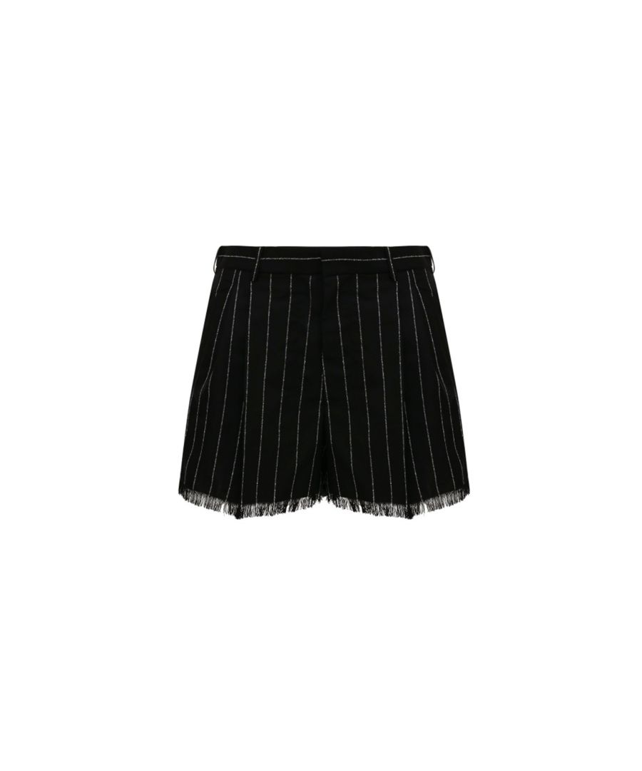 - Composition: 100% virgin wool - Hook and zip fastening - Belt loops - Fringe detail - Striped pattern - Inset side pockets - Machine wash (delicate) - Made in Italy - MPN PAMA0353A0 UTW951_STN99 - Gender: WOMEN - Code: SRT MH 2 CA 00 O41 W3 T