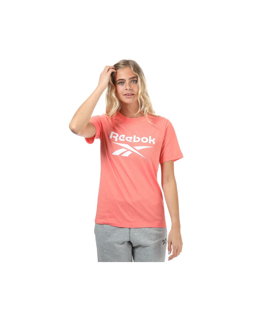 Image for Women's Reebok Identity Logo T-Shirt in Coral