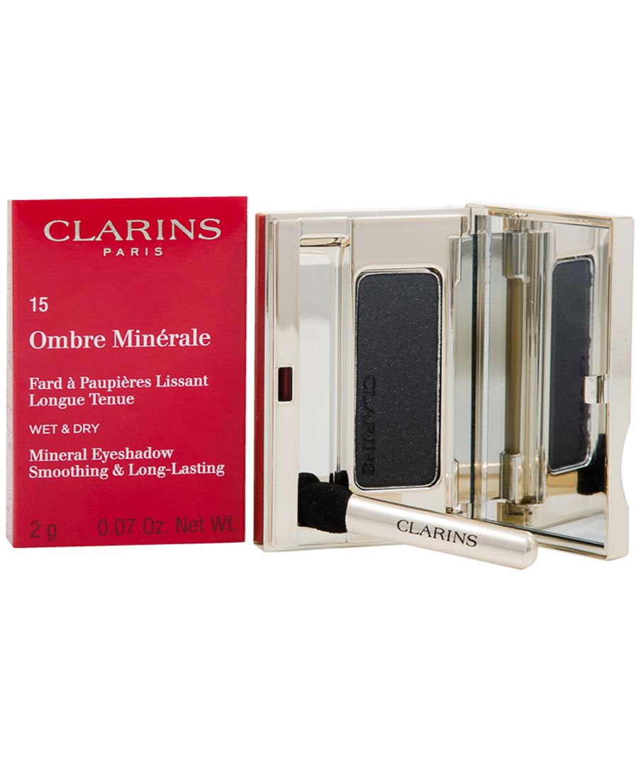 Image for Clarins Ombre Minérale Smoothing & Long-Lasting 15 Black Sparkle Eye Shadow 2g