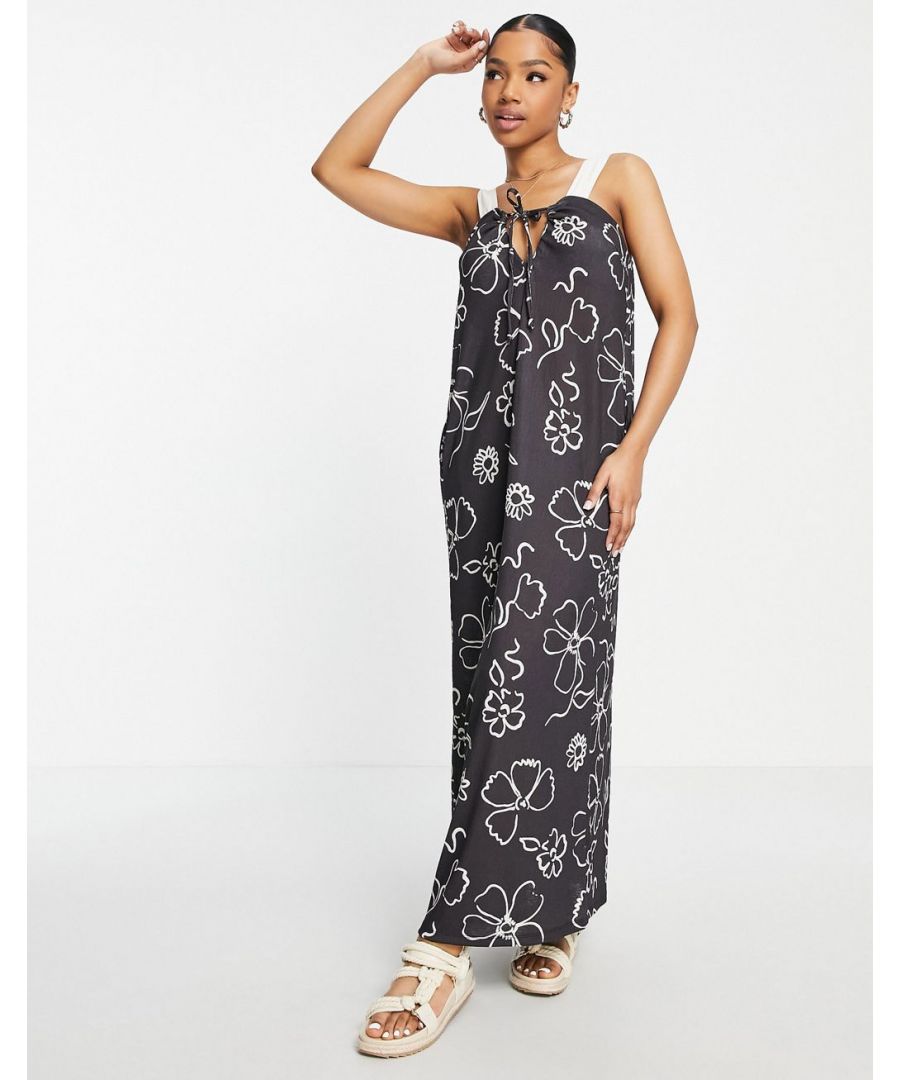Maxi dress by ASOS DESIGN Next stop: checkout Floral design Square neck Tie detail Bodycon fit  Sold By: Asos