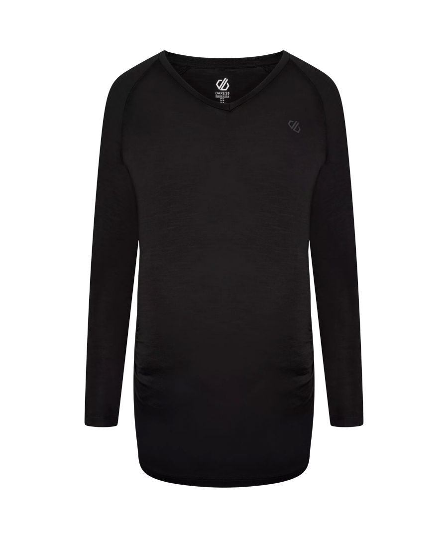 Dare 2B Dames/Dames Discern T-shirt met lange mouwen voor het moederschap (Zwart)