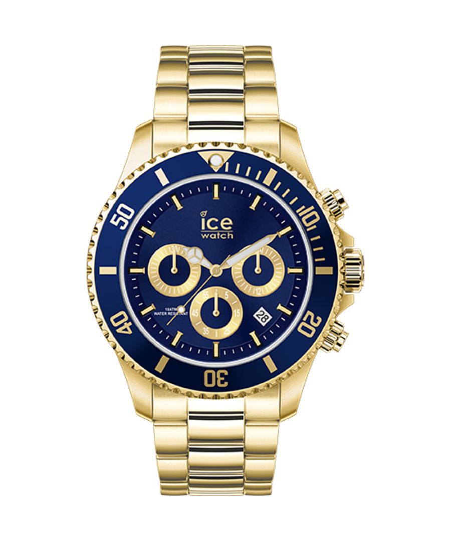 Dit Ice Watch Vrouwen horloge beschikt over een Quartz binnenwerk. De kast (40 mm mm) is vervaardigd uit RVS (Goudkleurig) en heeft een Mineraalglas. De band is Goudkleurig RVS. Dit horloge uit de  reeks is een mooi en tijdloos geschenk. Verras jezelf of iemand anders met dit cadeau. Bovendien geniet u hierbij van 2 jaar garantie tegen alle fabricagefouten.
