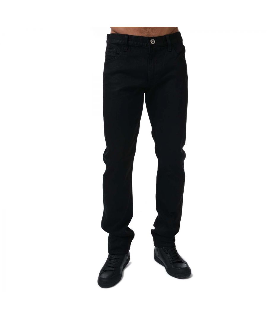 Armani jeans voor heren, zwart