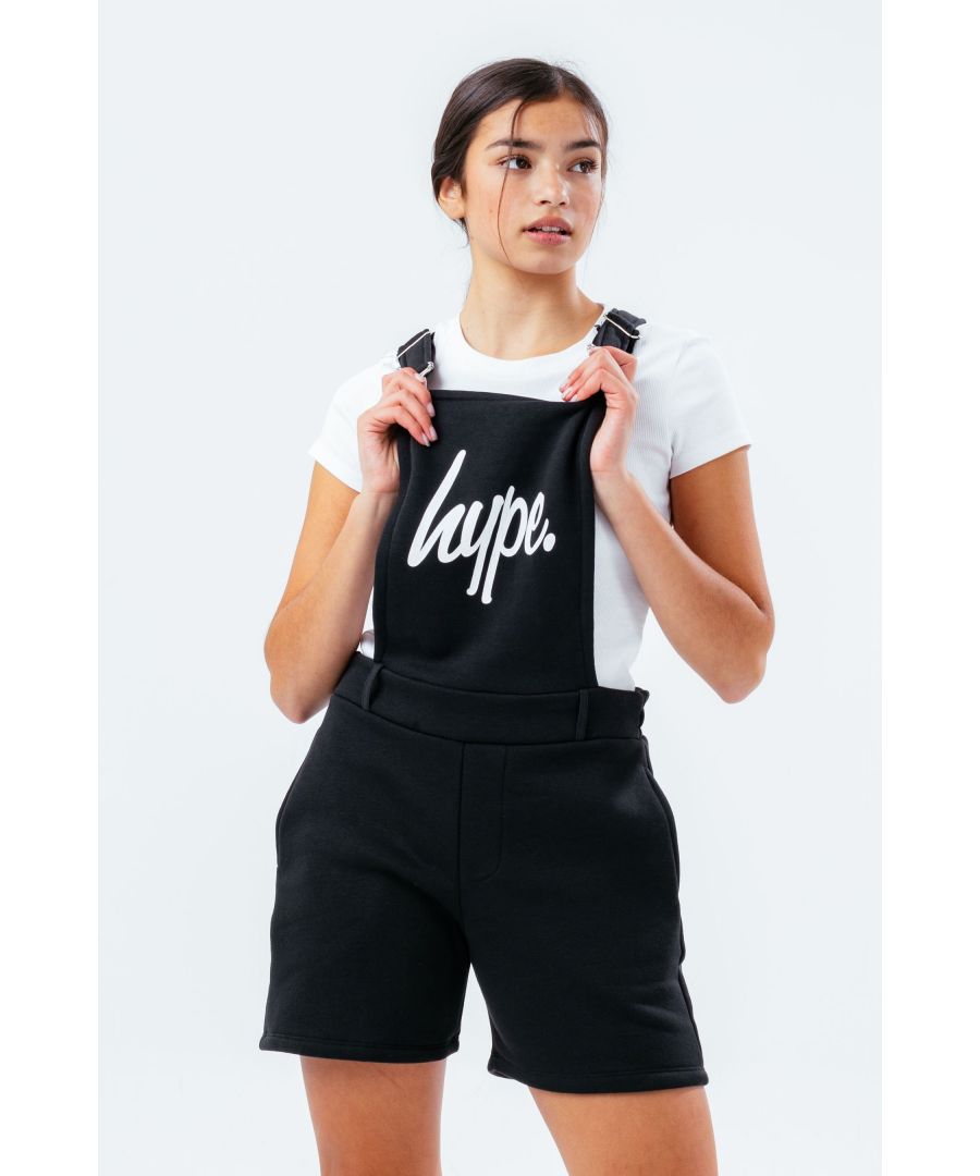 Image for Hype Black Short Kids Dungarees