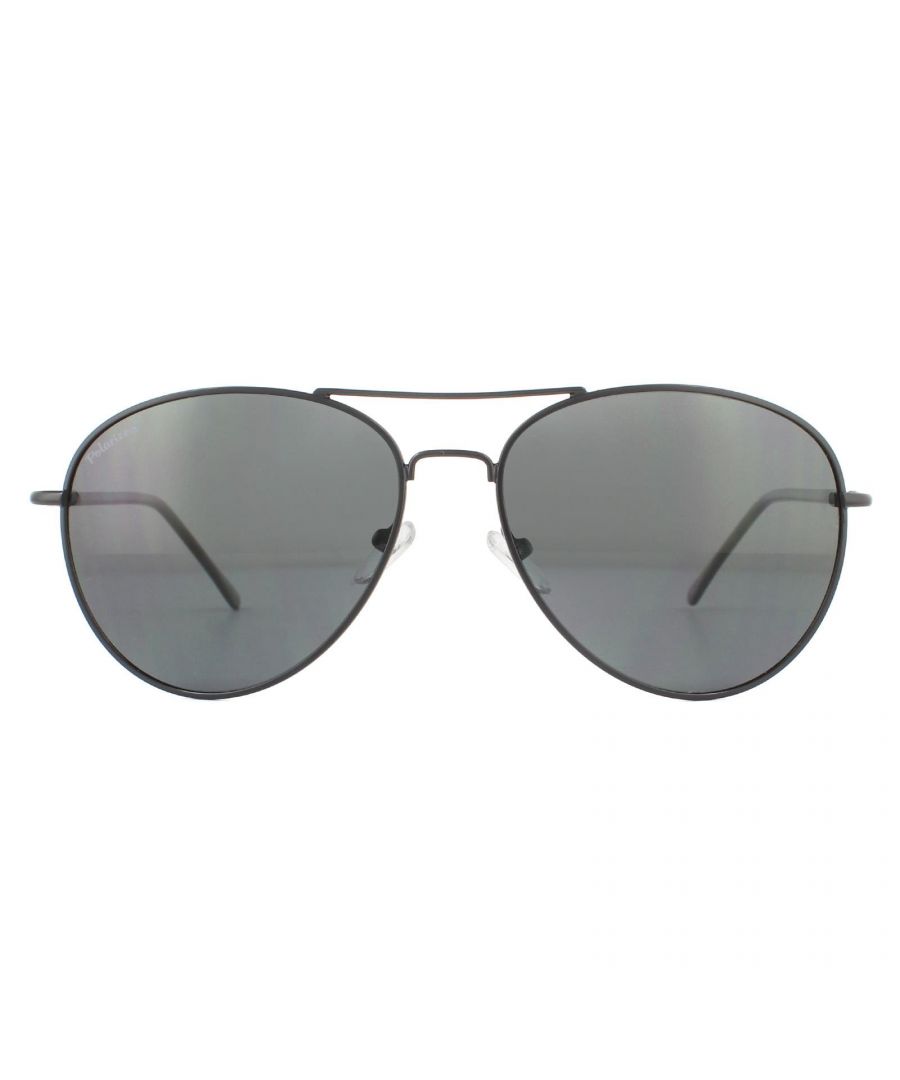 Montana Unisex Sunglasses MP95 C Black Flex Polarized Metal - One Size
