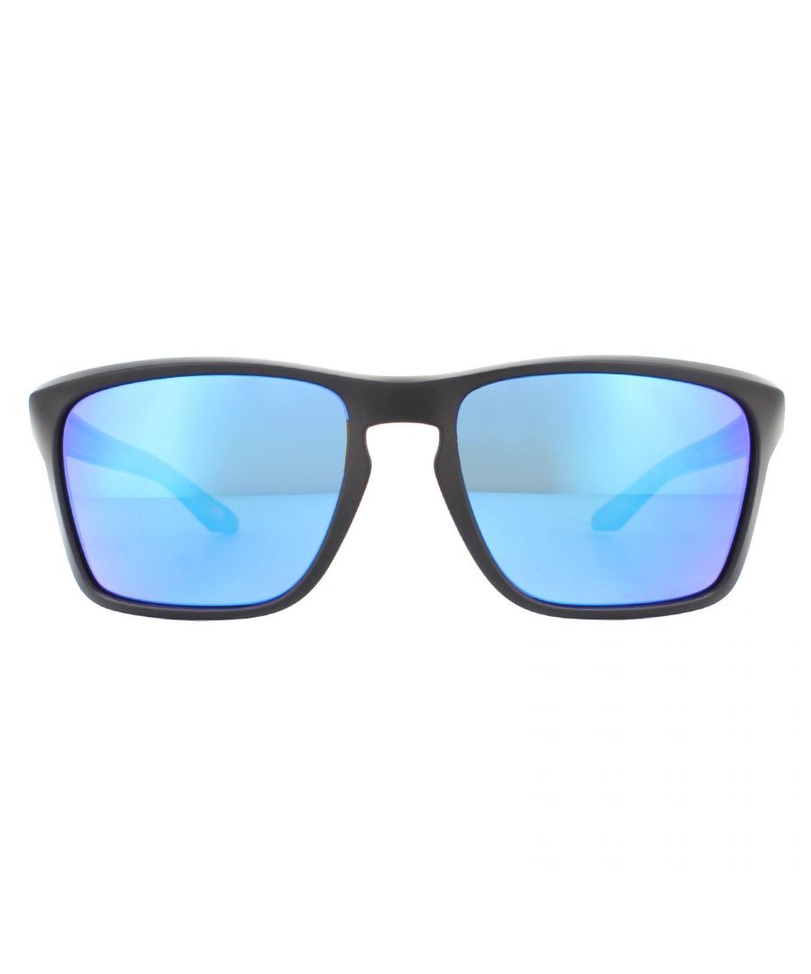 Oakley Sunglasses Sylas OO9448-12 Matte Black  Prizm Sapphire Iridium Polarized  are a classic frame with Oakley's reliable design features for optimum comfort, the Three-Point fit and O Matter frame. Versatile and perfect for all-day wear, the Sylas is also a hat compatible design