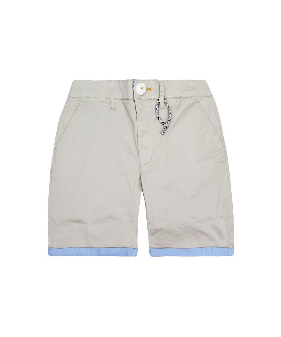 pepe jeans douglas regular fit chino shorts sand mens bottoms pm800744 115 cotton - size 30 (waist)