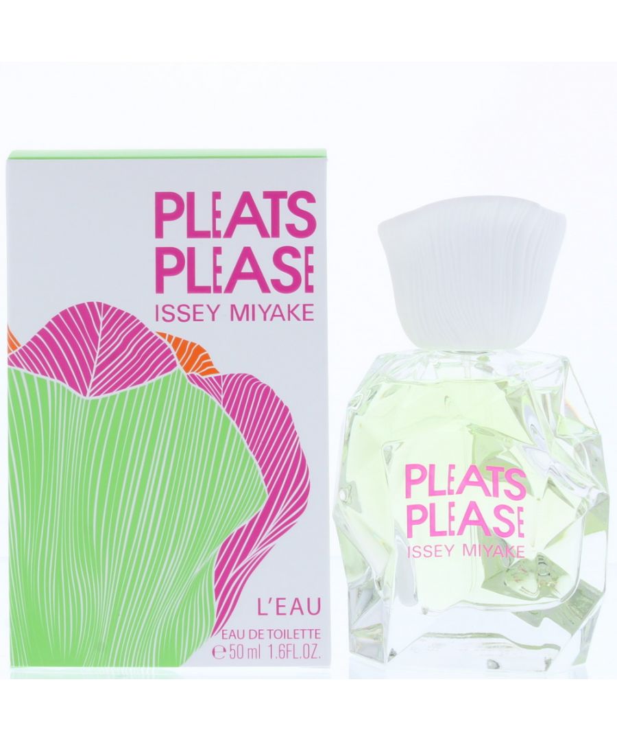 Pleats Please Leau livens up the beauty of spring with aromatic dashes. Featuring fresh exciting top notes of wild rose and pink pepper over classic base notes including white musk and cedar its perfect for women who enjoy a clean scent with a hint of spice. Released in 2013 by Issey Miyake this bright and airy fragrance is the perfect scent for a Sunday picnic or a day at the office and adds a sweet sensuousness to your endeavors.