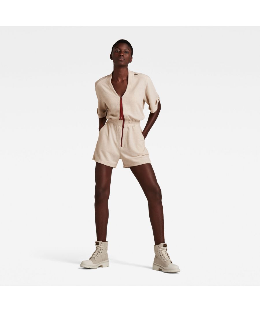 Image for G-Star RAW Contrast Zipper Blouse Playsuit