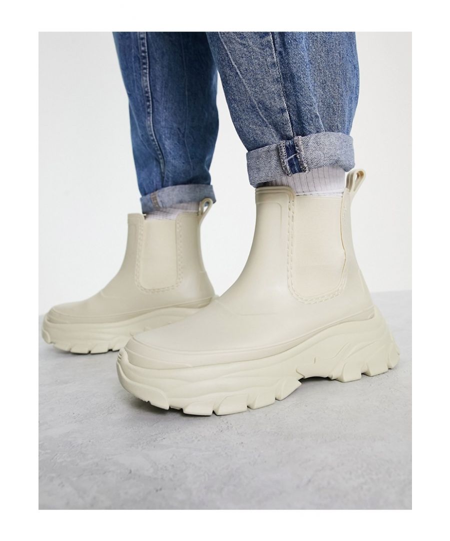 Shoes, Boots & Trainers by ASOS DESIGN Next stop: checkout Pull tabs for easy entry Round toe Chunky sole Textured tread Sold by Asos