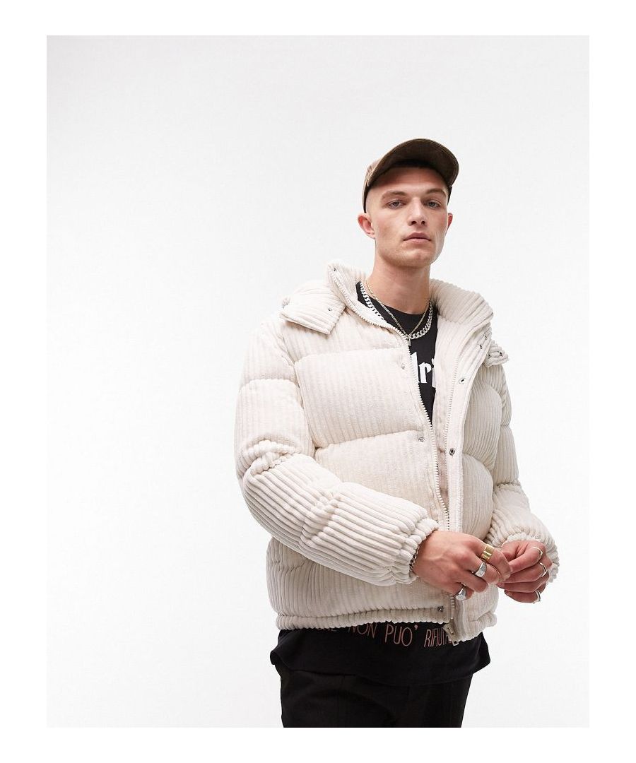 Jackets & Coats by Topman Welcome to the next phase of Topman Padded design Fixed hood High collar Zip fastening Side pockets Elasticated cuffs Regular fit  Sold By: Asos
