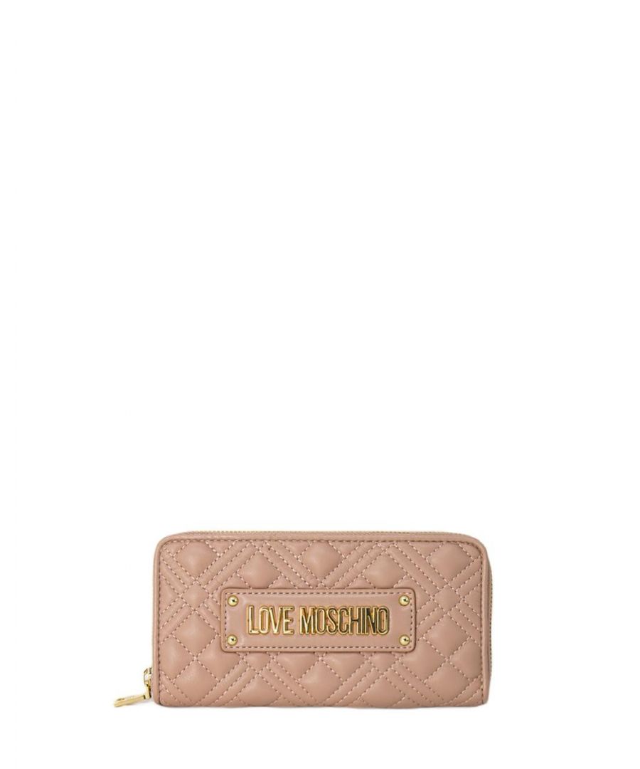 Brand: Love Moschino   Gender: Women   Type: Wallets   Color: Pink   Fastening: with Clip   Season: Fall/winter  -100% polyurethane