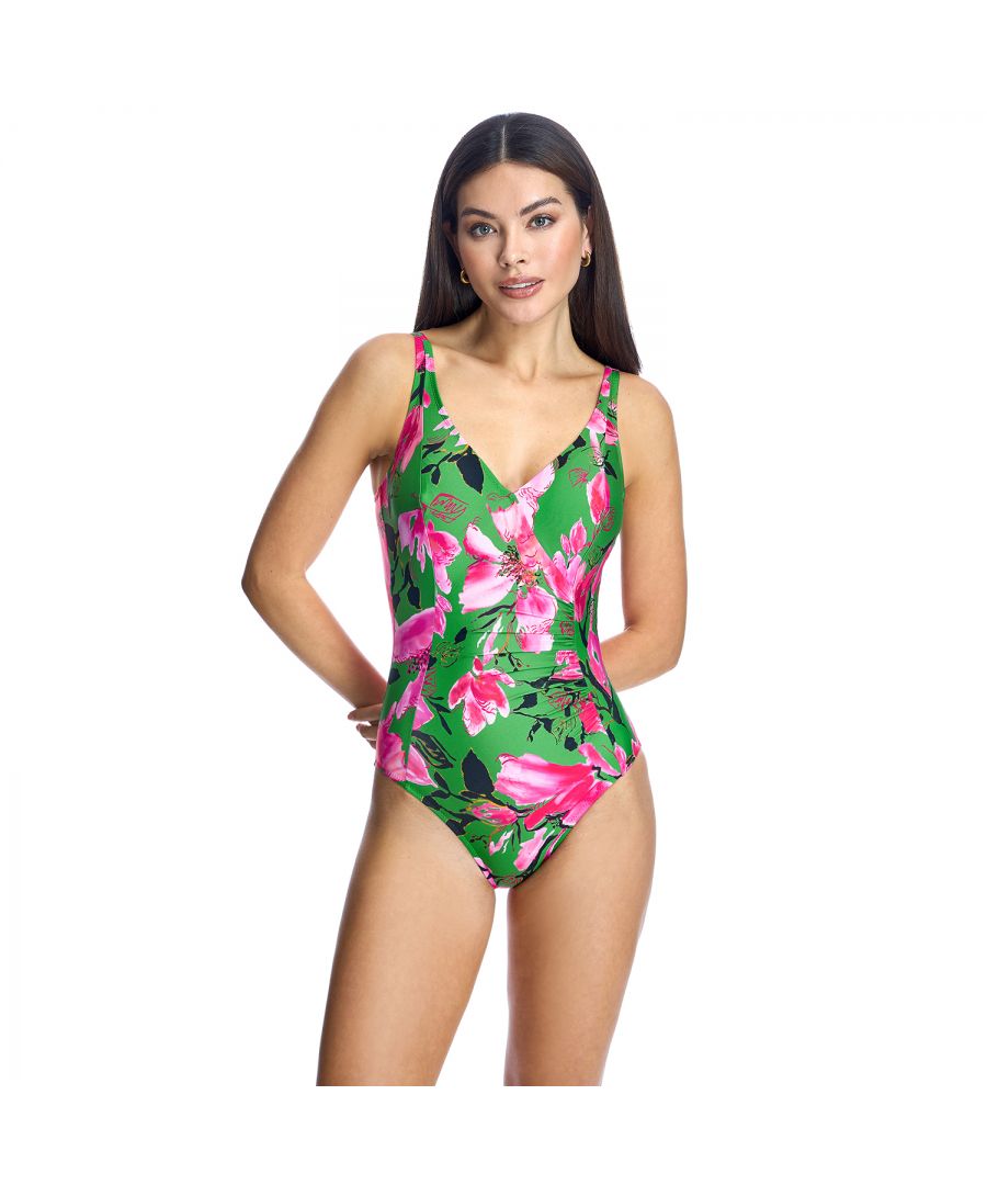 ORY Womens V-neck swimsuit W240773 woman - Green - Size 38C