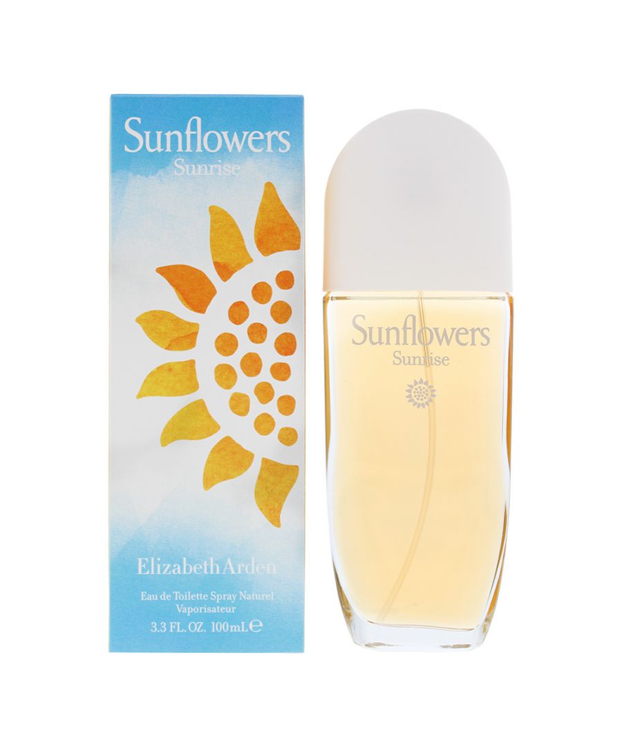 Sunflowers Sunrise is an amber floral fragrance for women, which was launched in 2021 by Elizabeth Arden. The fragrance has top notes of Melon, Bergamot and Mandarin Orange; in the heart of the fragrance are notes of Mimosa, Honeysuckle and Daisy; the base notes contain Siam Benzoin, Narcissus and Broom. The fragrance is light yet deep, delivering a wonderfully full floral scent. It's complex, compelling, fresh and amazing for the warmer weather of Spring and Summer.